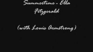 Summertime Ella Fitzgerald with Louis Armstrong [upl. by Juli]