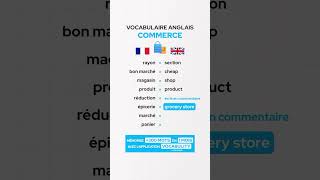 Le vocabulaire anglais du commerce 🇬🇧 [upl. by Elinnet]