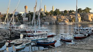 Aswan Elephantine Island Boating ErnestTufft [upl. by Einaej]