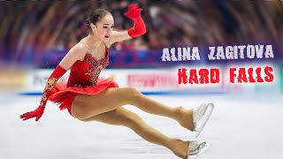 Falls Compilation of Alina Zagitova  Алина Загитова [upl. by Ardys]