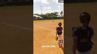 Special play baseball closingpitcher grandslam softball doubleabaseball mlb sports catcher [upl. by Cohla223]