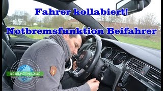 Fahrer kollabiert  Notbremsfunktion Beifahrer  Fahrstunde [upl. by Lacey]