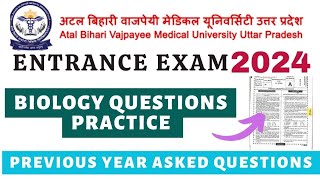 Bsc Nursing Entrance Exam Questions Papers  Bsc Entrance Exam 2024 Biology questions practice [upl. by Sueaddaht]