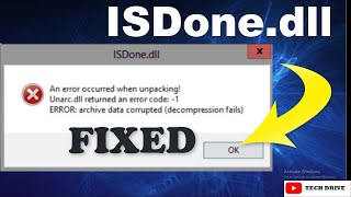 ISDonedll Error Fix Windows 11  10 8 7  How To Fix ISDonedll Error While Installing Games [upl. by Duer235]