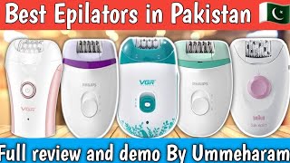 Braun epilator vs Philips epilator vs VGR epilator  Best epilator for women  affordable epilator [upl. by Subir]