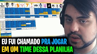 PLANILHA das LINEUPS PARA o QUALIFY do CBLOL ACADEMY RakanNews  Tockers React [upl. by Ineslta838]