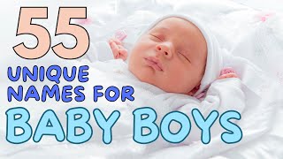 Baby Names with Meanings  55 Unique names for Boys  Cuddles Lane youtube baby [upl. by Brodie704]