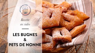 Recette facile pour Mardi Gras  les Bugnes et les Pets de Nonne [upl. by Hsinam257]