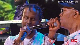 Beres Hammond and Popcaan performed “God Is Love” on LoveFromADistance Concert [upl. by Isis]