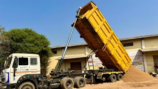 TATA SIGMA 5530 TIPPER  TATA SIGMA HEAVY LOAD  टाटा 18 चक्का डंपर [upl. by Cordi]