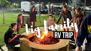 Big Family RV Trip to Jellystone  Adventuring Family of 12 [upl. by Barbur]