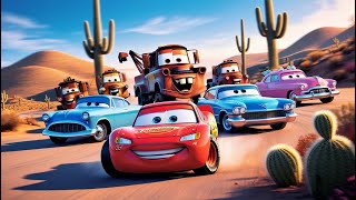 Une Aventure de Course avec Flash McQueen et ses Amis Amitié Aventure RadiatorSprings [upl. by Laney]