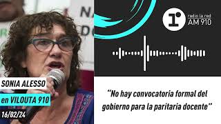 Sonia Alesso quotNo hay convocatoria formal del gobierno para la paritaria docente” [upl. by Cannon]