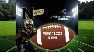 Noblesville West vs Creekside 530pm [upl. by Ardnaskela]