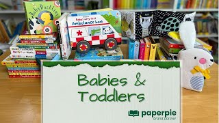 Great books for Babies amp Toddlers from PaperPie [upl. by Cilka]