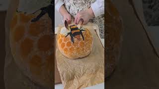 Sourdough bread bee honey sourdoughlove sourdoughbread bread breadart [upl. by Ninaj660]