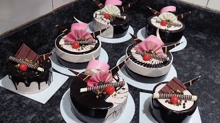 How to make a 12 kg chocochips Decoration counter design cake cakestreet video [upl. by Helsa641]