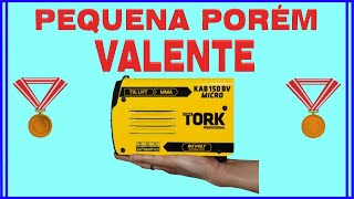 Testando a máquina inversora de solda TORK KAB 150 BV MICRO [upl. by Cherilynn146]