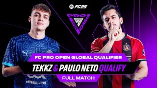 FC PRO OPEN QUALIFICATION  TEKKZ V BANDAR amp PAULO NETO V ABOFAWZI  FC PRO OPEN GLOBAL QUALIFIER [upl. by Ahsek841]