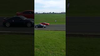 NISSAN 350Z VS HOLDEN SS roll race [upl. by Zat]