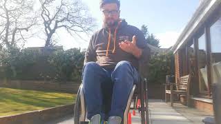 Wheelchair skills with Rich part 3 Turning and manoeuvring [upl. by Isolda]