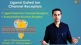 Ligand Gated Ion Channel Receptor Ionotropic receptors  Acetylcholine Nicotinic Receptor [upl. by Lontson]