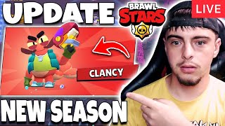 🔴LIVE NOUL UPDATE CHIAR ACUM  BRAWL STARS ROMANIA [upl. by Ellehcyt]