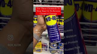 Rust Treatment  Chemical Damage Restoration Chemical [upl. by Icat]