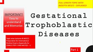 Gestational Trophoblastic Diseases [upl. by Sosthenna]