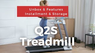 UNBOXING OVICX Q2S Treadmill amp Features treadmill workout running [upl. by Itsim302]