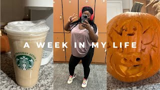 VLOG  Am I becoming a gym girly pumpkin Carving preparing for a trip  more [upl. by Eiramanin]