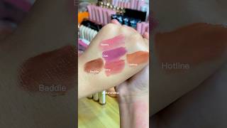 Issy Gelee Moisturizing Lip Tint Swatches [upl. by Ahsimal]