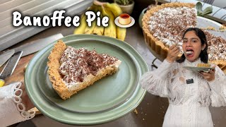 Easiest Dessert Recipe Banoffee Pie 🍌🍬 [upl. by Jeffries]