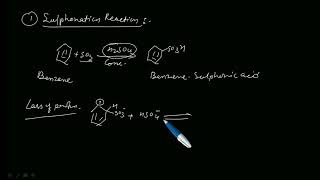 Electrophilic substitution reaction of benzene  reaction of benzene [upl. by Harutek806]