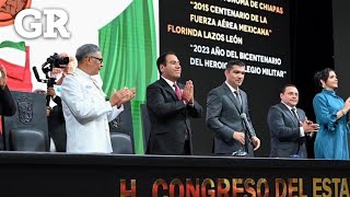 Promete Ramírez paz al tomar protesta en Chiapas [upl. by Aicyle]