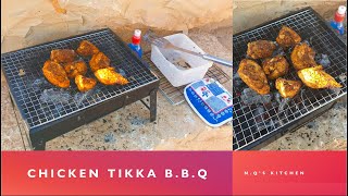 Chicken Tikka Bar BQ Recipe with English Subtitles  Tandoori Chicken  NQs Kitchen [upl. by Aniloj]