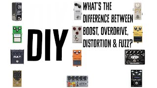 Boost Overdrive Distortion amp Fuzz—What’s the Difference Between [upl. by Henson602]