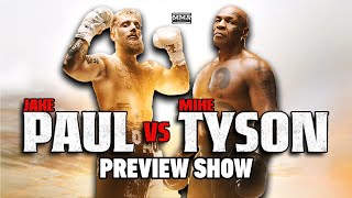 🔴 Jake Paul vs Mike Tyson LIVE Preview Show  MMA Fighting [upl. by Maure]