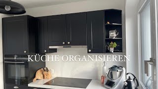 KÜCHENSCHRÄNKE ORGANISIEREN  5 TIPPS FÜR KLEINE KÜCHEN [upl. by Lauri]