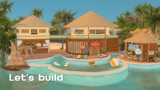 lets build  บ้านริมทะเล แบบรวยๆ 1🌿 the sims 4 [upl. by Tumer19]