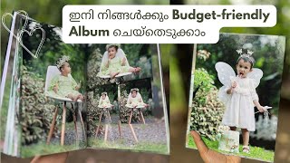 Photo Album Making at Home  How to create photo Album online  Vista Print review DIY photo album [upl. by Evadnee]