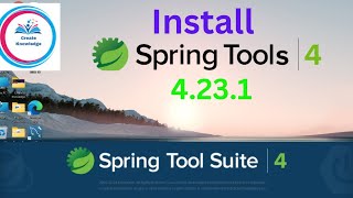 How to install Spring Tool Suite STS on Windows 1011 Demo Spring Boot Framework [upl. by Standish]