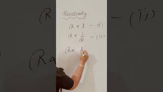 Resistivity physics neet shorts [upl. by Roban]