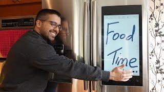 Samsung Smart Fridge Review with Family Hub [upl. by Fiedling]