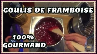 faire du coulis de framboise [upl. by Ahsirt26]