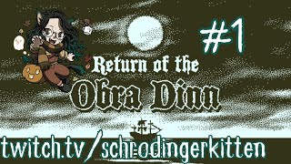 Return of the Obra Dinn  VOD Twitch 1 [upl. by Adnyc]