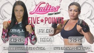 Gala LFN quotFive Pointsquot Walka Katarzyna Lubońska vs Nubia Nascimento [upl. by Meriel]