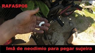 Imã de Neodimio na mangueira de gasolina CB300 CBX 250 Twister e outras RAFASP06 [upl. by Lelah]