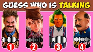 Guess The WONKA Character By Voice  Willy Wonka Charlie Noodle and More [upl. by Xirtaeb11]