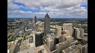 Westin Atlanta Sun Dial elevator [upl. by Akcimat626]